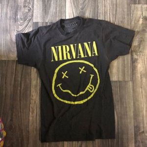 Dark grey band t shirt